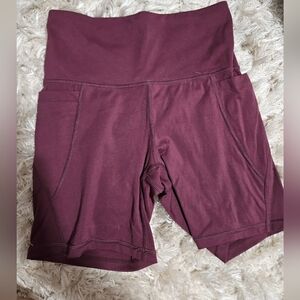 ANTONIO MELANI Burgundy Bike Shorts